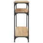 Mesa consola madera de ingeniería roble Sonoma 75x29x75 cm de , Mesas auxiliares - Ref: Foro24-834041, Precio: 47,43 €, Descu...