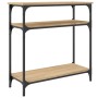 Mesa consola madera de ingeniería roble Sonoma 75x29x75 cm de , Mesas auxiliares - Ref: Foro24-834041, Precio: 47,43 €, Descu...