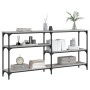 Mesa consola madera de ingeniería gris Sonoma 160x29x75 cm de , Mesas auxiliares - Ref: Foro24-834088, Precio: 74,46 €, Descu...