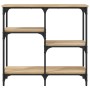 Mesa consola madera de ingeniería roble Sonoma 80x29x75 cm de , Mesas auxiliares - Ref: Foro24-834076, Precio: 71,09 €, Descu...