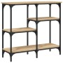 Mesa consola madera de ingeniería roble Sonoma 80x29x75 cm de , Mesas auxiliares - Ref: Foro24-834076, Precio: 71,09 €, Descu...