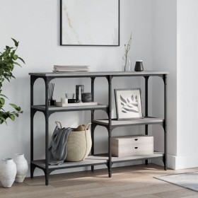 Sonoma gray engineered wood console table 102x29x75 cm by , Side tables - Ref: Foro24-834083, Price: 58,27 €, Discount: %