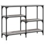 Mesa consola madera de ingeniería gris Sonoma 102x29x75 cm de , Mesas auxiliares - Ref: Foro24-834083, Precio: 56,92 €, Descu...