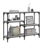 Mesa consola madera de ingeniería gris Sonoma 102x29x75 cm de , Mesas auxiliares - Ref: Foro24-834083, Precio: 56,92 €, Descu...