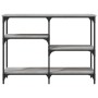 Mesa consola madera de ingeniería gris Sonoma 102x29x75 cm de , Mesas auxiliares - Ref: Foro24-834083, Precio: 56,92 €, Descu...