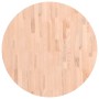 Round solid beech wood board Ø80x2.5 cm by , Table tops - Ref: Foro24-355918, Price: 98,26 €, Discount: %