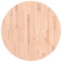 Round solid beech wood board Ø70x4 cm by , Table tops - Ref: Foro24-355924, Price: 104,41 €, Discount: %