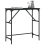 Black engineered wood console table 75x32x75 cm by , Side tables - Ref: Foro24-834060, Price: 39,17 €, Discount: %