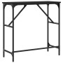 Black engineered wood console table 75x32x75 cm by , Side tables - Ref: Foro24-834060, Price: 39,17 €, Discount: %