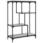 Engineered wood and steel Sonoma gray shelving 81x36x115cm by , Bookcases and shelves - Ref: Foro24-835407, Price: 43,33 €, D...