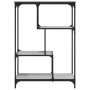 Engineered wood and steel Sonoma gray shelving 81x36x115cm by , Bookcases and shelves - Ref: Foro24-835407, Price: 43,33 €, D...