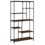 Regal aus braunem Eichenstahl-Holzwerkstoff, 99 x 35,5 x 176 cm von , Bücherregale und Regale - Ref: Foro24-835413, Preis: 65...