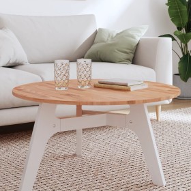 Round solid beech wood board Ø80x1.5cm by , Table tops - Ref: Foro24-355932, Price: 75,99 €, Discount: %