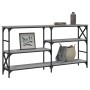 Mesa consola madera de ingeniería gris Sonoma 150x29x76,5 cm de , Mesas auxiliares - Ref: Foro24-835472, Precio: 67,86 €, Des...