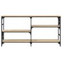 Mesa consola madera de ingeniería roble Sonoma 150x29x76,5 cm de , Mesas auxiliares - Ref: Foro24-835470, Precio: 71,99 €, De...