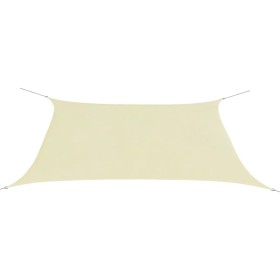 Rectangular sail awning Oxford fabric cream color 2x4 m by vidaXL, Umbrellas - Ref: Foro24-42298, Price: 29,10 €, Discount: %