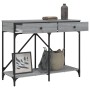 Sonoma gray engineered wood console table 100x39x78.5 cm by , Side tables - Ref: Foro24-835487, Price: 62,99 €, Discount: %