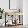 Sonoma oak engineered wood console table 100x39x78.5 cm by , Side tables - Ref: Foro24-835485, Price: 68,99 €, Discount: %