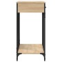 Sonoma oak engineered wood console table 100x39x78.5 cm by , Side tables - Ref: Foro24-835485, Price: 68,99 €, Discount: %