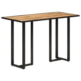 Mesa de comedor madera maciza de mango 110x55x75,5 cm de , Mesas de cocina y de comedor - Ref: Foro24-353800, Precio: 149,39 ...