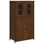 Aparador alto madera contrachapada roble marrón 62x32x106,5 cm de , Aparadores - Ref: Foro24-834209, Precio: 102,38 €, Descue...