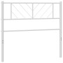 Cabecero de metal blanco 107 cm de , Cabeceros y pies de cama - Ref: Foro24-372258, Precio: 24,05 €, Descuento: %