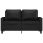 2-seater sofa in black synthetic leather 120 cm by , Sofas - Ref: Foro24-359132, Price: 229,91 €, Discount: %