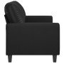 2-seater sofa in black synthetic leather 120 cm by , Sofas - Ref: Foro24-359132, Price: 229,91 €, Discount: %