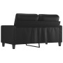 2-seater sofa in black synthetic leather 120 cm by , Sofas - Ref: Foro24-359132, Price: 229,91 €, Discount: %