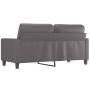 Sofá de 2 plazas de cuero sintético gris 140 cm de , Sofás - Ref: Foro24-359139, Precio: 228,15 €, Descuento: %