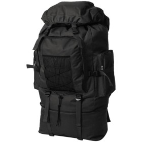 XXL-Rucksack im Army-Stil, schwarz, 100 l von vidaXL, Rucksäcke - Ref: Foro24-91097, Preis: 35,99 €, Rabatt: %