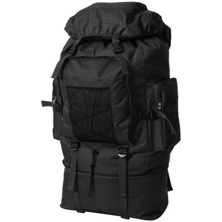 Mochila estilo ejército XXL negro 100 l de vidaXL, Mochilas - Ref: Foro24-91097, Precio: 35,42 €, Descuento: %