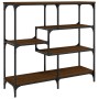 Mesa consola madera de ingeniería marrón roble 103x32x95 cm de , Mesas auxiliares - Ref: Foro24-833954, Precio: 69,83 €, Desc...