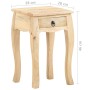 Mesita de noche de madera maciza de mango 28x28x46 cm de vidaXL, Mesitas de noche - Ref: Foro24-321708, Precio: 76,79 €, Desc...