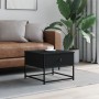 Black engineered wood coffee table 51x51x40 cm by , Coffee table - Ref: Foro24-833975, Price: 40,99 €, Discount: %