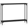 Black engineered wood console table 100x22.5x75 cm by , Side tables - Ref: Foro24-834015, Price: 55,14 €, Discount: %