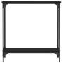 Mesa consola madera de ingeniería negra 75x22,5x75 cm de , Mesas auxiliares - Ref: Foro24-834020, Precio: 41,73 €, Descuento: %