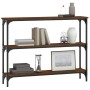 Oak brown engineered wood console table 100x22.5x75 cm by , Side tables - Ref: Foro24-834029, Price: 55,72 €, Discount: %