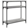 Mesa consola madera de ingeniería gris Sonoma 75x29x75 cm de , Mesas auxiliares - Ref: Foro24-834043, Precio: 47,46 €, Descue...