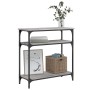 Mesa consola madera de ingeniería gris Sonoma 75x29x75 cm de , Mesas auxiliares - Ref: Foro24-834043, Precio: 48,46 €, Descue...