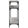 Mesa consola madera de ingeniería gris Sonoma 75x29x75 cm de , Mesas auxiliares - Ref: Foro24-834043, Precio: 47,46 €, Descue...