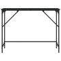 Black engineered wood console table 100x32x75 cm by , Side tables - Ref: Foro24-834055, Price: 37,41 €, Discount: %