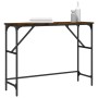 Smoked oak engineered wood console table 100x32x75 cm by , Side tables - Ref: Foro24-834057, Price: 37,03 €, Discount: %