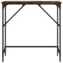 Mesa consola madera de ingeniería roble ahumado 75x32x75 cm de , Mesas auxiliares - Ref: Foro24-834062, Precio: 35,32 €, Desc...