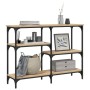 Mesa consola madera de ingeniería roble Sonoma 102x29x75 cm de , Mesas auxiliares - Ref: Foro24-834081, Precio: 66,04 €, Desc...