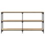 Mesa consola madera de ingeniería roble Sonoma 150x29x75 cm de , Mesas auxiliares - Ref: Foro24-834106, Precio: 89,31 €, Desc...