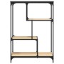 Sonoma oak steel engineered wood shelving 81x36x115 cm by , Bookcases and shelves - Ref: Foro24-835405, Price: 47,09 €, Disco...