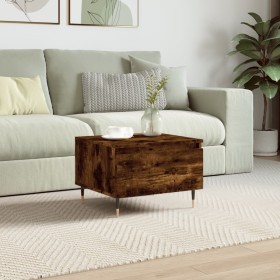 Smoked oak engineered wood coffee table 50x46x35 cm by , Coffee table - Ref: Foro24-830854, Price: 43,81 €, Discount: %