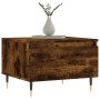 Mesa de centro madera de ingeniería roble ahumado 50x46x35 cm de , Mesas de centro - Ref: Foro24-830854, Precio: 43,81 €, Des...