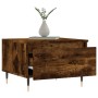 Mesa de centro madera de ingeniería roble ahumado 50x46x35 cm de , Mesas de centro - Ref: Foro24-830854, Precio: 43,81 €, Des...